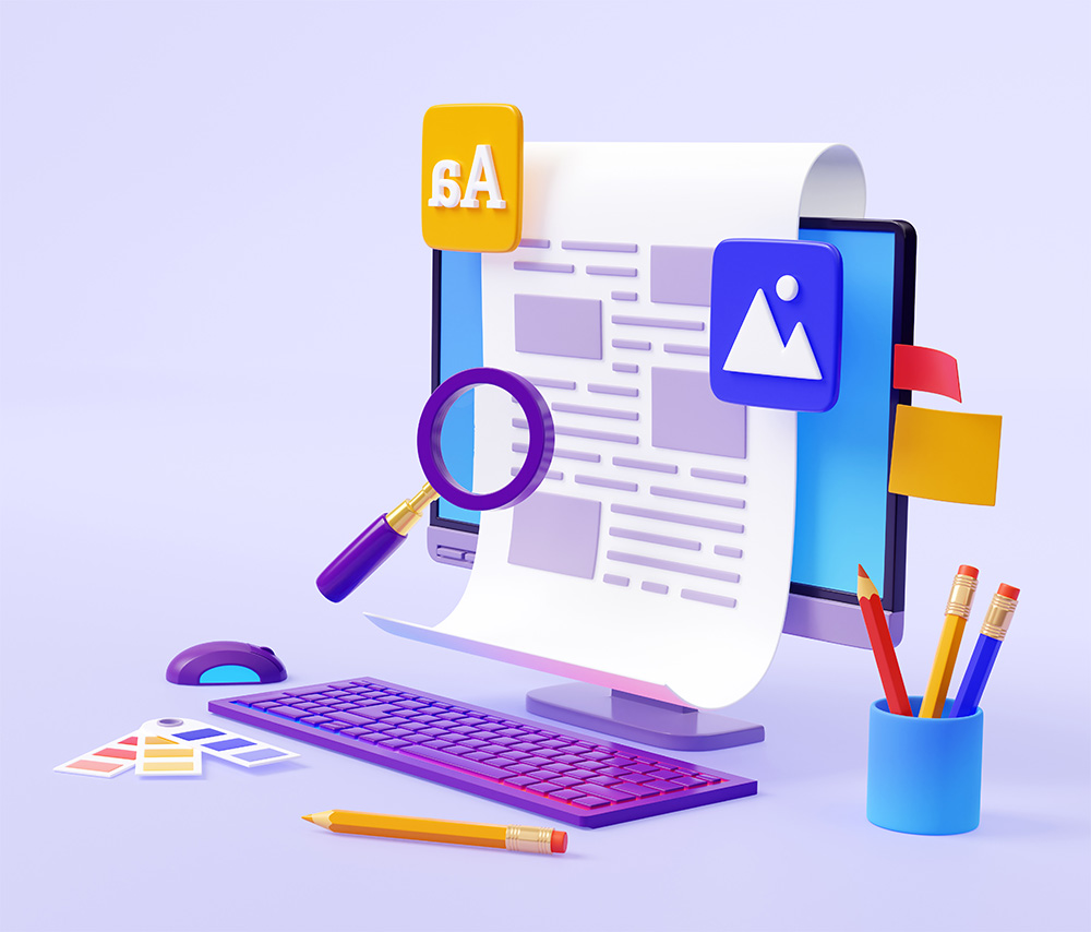 Creative copywriting, commercial text seo editing