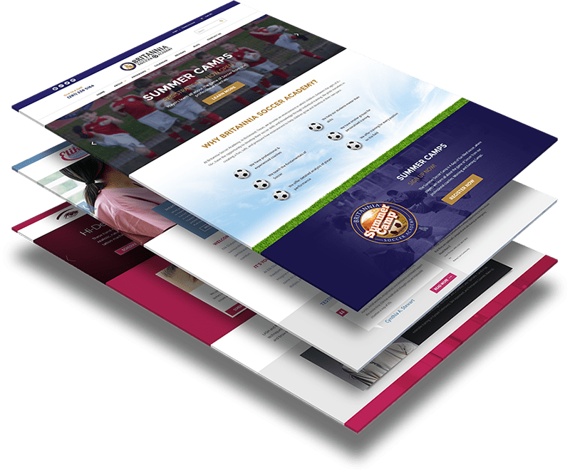 Best Web Design landing pages